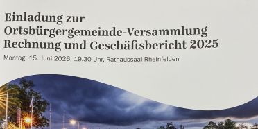 Einladung zur OBG-Versammlung